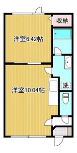 サニーヒル住吉【1階】の間取り