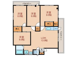 土田ビル【2階】の間取り