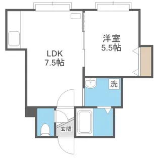 クレセント発寒【2階】の間取り