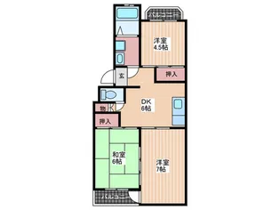 第3高木ビル【4階】の間取り