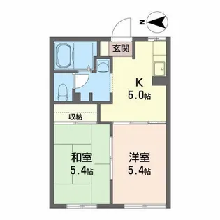 パークサイドセージ【2階】の間取り