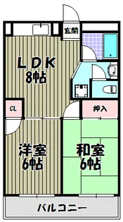 クレセントカシダII【3階】の間取り