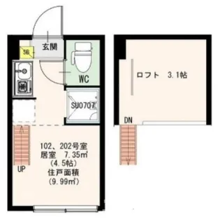 ラ・フォレスタ【2階】の間取り