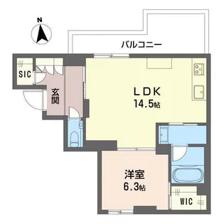 グランファミールマトバ【3階】の間取り