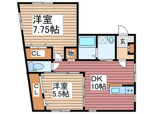 グランデセオ【3階】の間取り