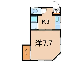 亀井荘【1階】の間取り