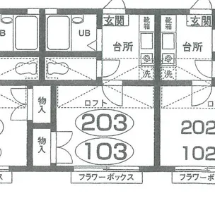 ルージュ【2階】の間取り