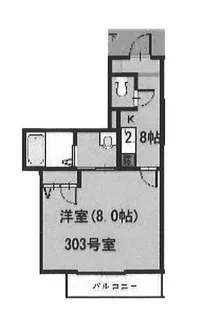 小町メゾン【3階】の間取り
