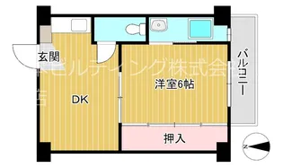 ビレッジハウス南野田2号棟【3階】の間取り