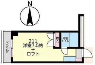 エスティ宮崎台【2階】の間取り