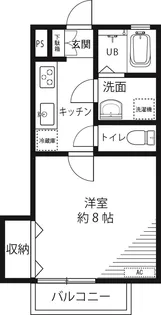 ヴァンベール【2階】の間取り