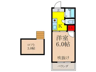 ロ-リエ土橋【2階】の間取り