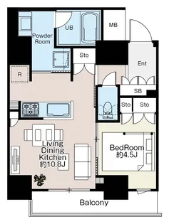 ベルファース本所吾妻橋【8階】の間取り