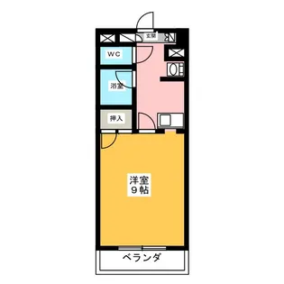 グリーンベル桜島【1階】の間取り