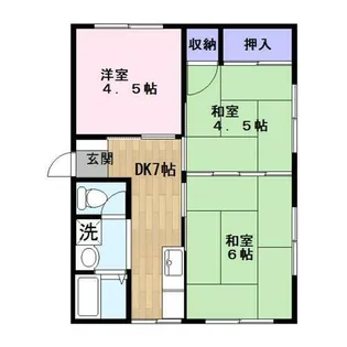 ロイヤル花園C棟【1階】の間取り