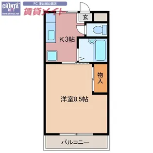 ジョイフル【2階】の間取り