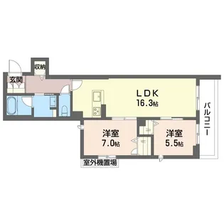 メゾン オルジュ【3階】の間取り