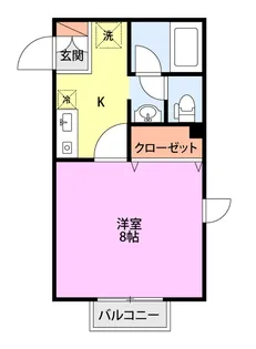 アマール【1階】の間取り