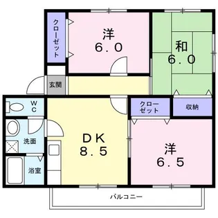 キャメル三条20【1階】の間取り