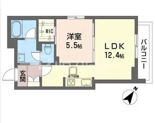 リ・オリエンス【1階】の間取り