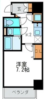 Grand-k靭公園【7階】の間取り
