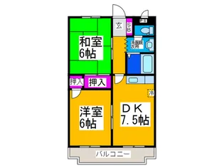 辻野ハイツ【2階】の間取り