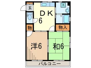 MSマンション【2階】の間取り