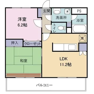 メゾン・デュ・モンテ【6階】の間取り