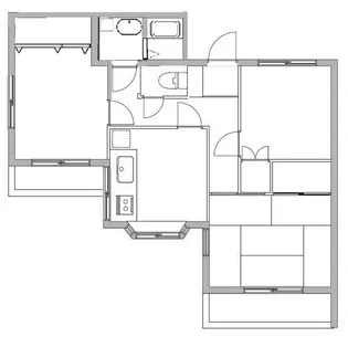 プレステージ横浜菅田【1階】の間取り