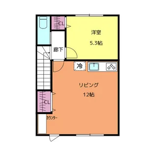 BLACK GARAGE【2階】の間取り