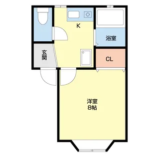 カルディア【1階】の間取り