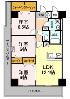 TEC Residence【6階】の間取り