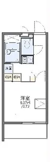 レオパレスコンフォートヒルズ【1階】の間取り