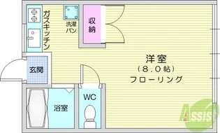 シャトレー1青山【2階】の間取り