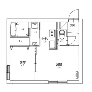 リガーレ東札幌【2階】の間取り
