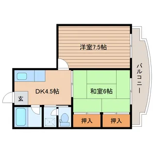 ベアーズマンション【2階】の間取り