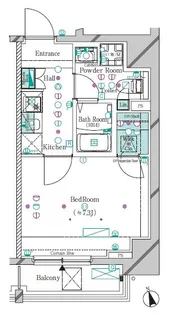 ガリシア大塚駅前【5階】の間取り