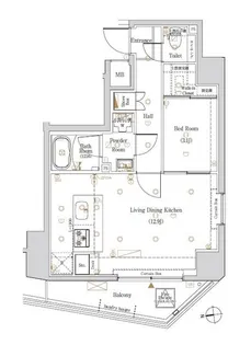 Log浅草橋【5階】の間取り
