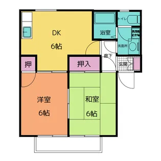 プリエール【2階】の間取り