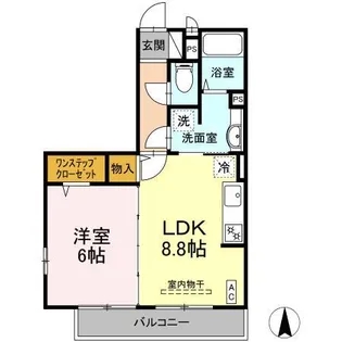 シャルマンII【1階】の間取り