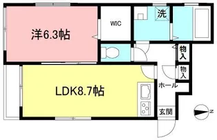 メゾンリミナーズ【1階】の間取り