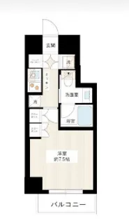 AZEST下落合【5階】の間取り