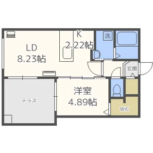 KCU弐番館【1階】の間取り