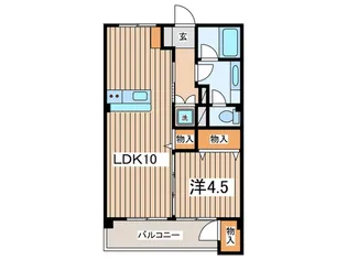 富士見台マンション【2階】の間取り