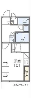 レオパレスGroenLeven Y’s【2階】の間取り