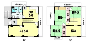ERC萩乃町ビルの間取り