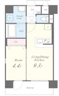 Legend大学通り【6階】の間取り