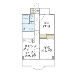 西船橋スクエアガーデン【7階】の間取り