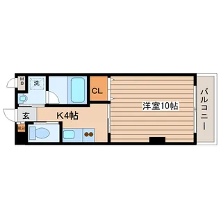 ロックウェル石名坂【1階】の間取り