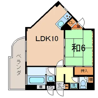 ヴィラ・デル・マーレ【3階】の間取り